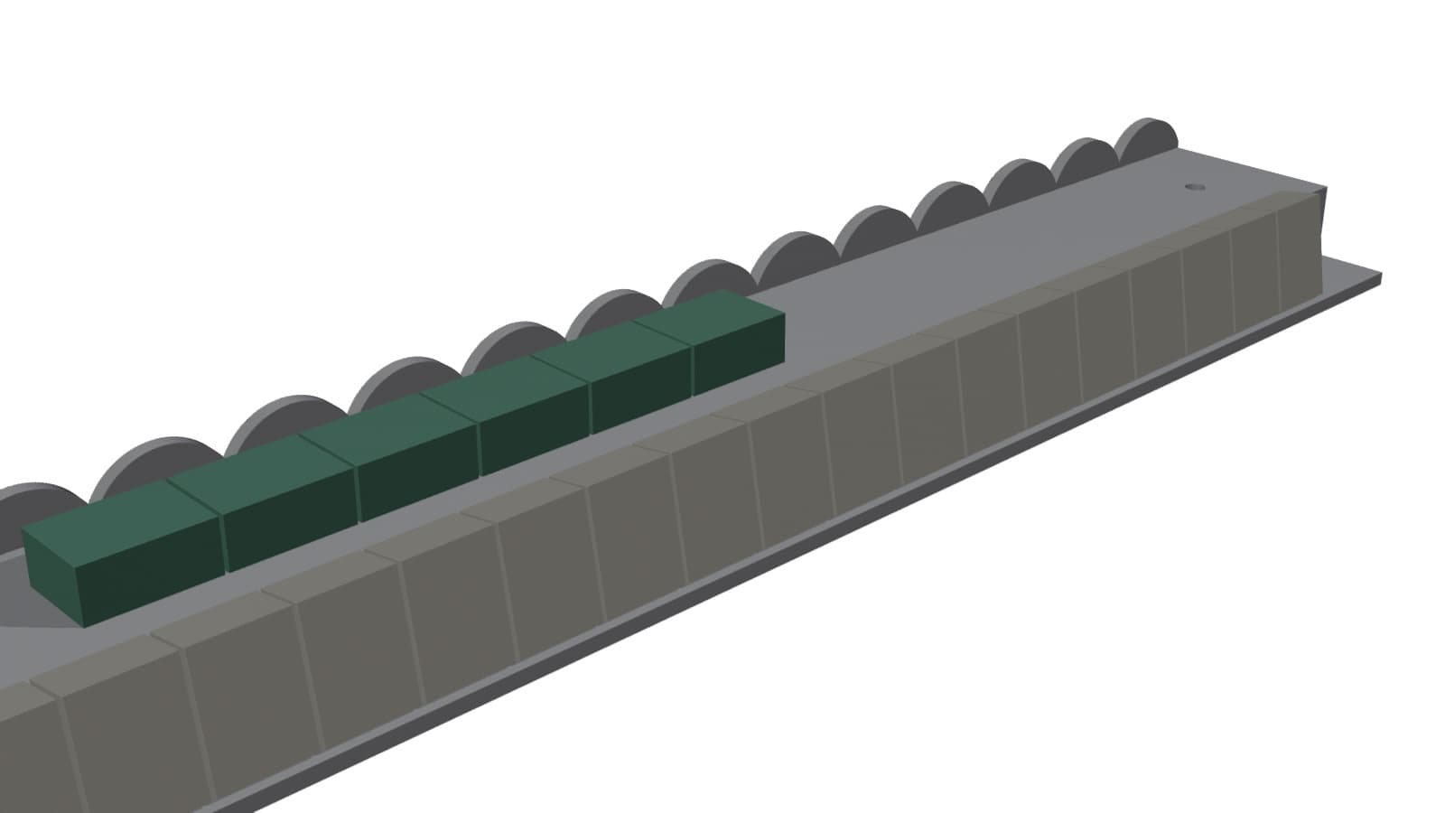 Mahjong Scalloped Tile Rack