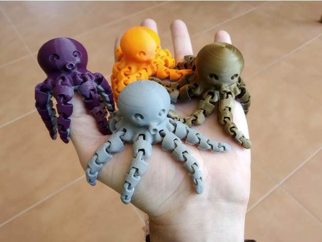Mini Articulated Octopus
